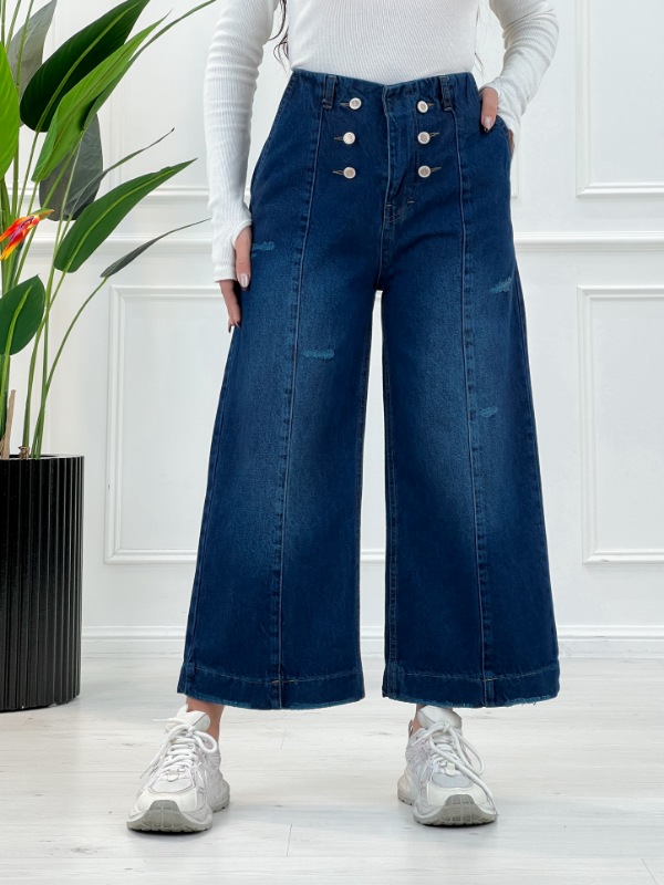 شلوار واید شش دکمه